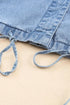 'Sable' Snap Down Denim Jacket - Celes Fashion